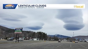 Impressive lenticular clouds spotted over White Mountains