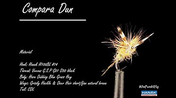 Tying a Compara Dun - Tied by Matthias Dibiasi - DePunkt Fly