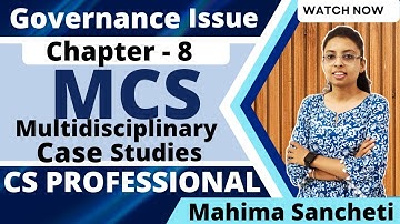Multidisciplinary Case Studies | MCS CS Professional MDCS CS Prof.#csprofessional #youtube #csexams