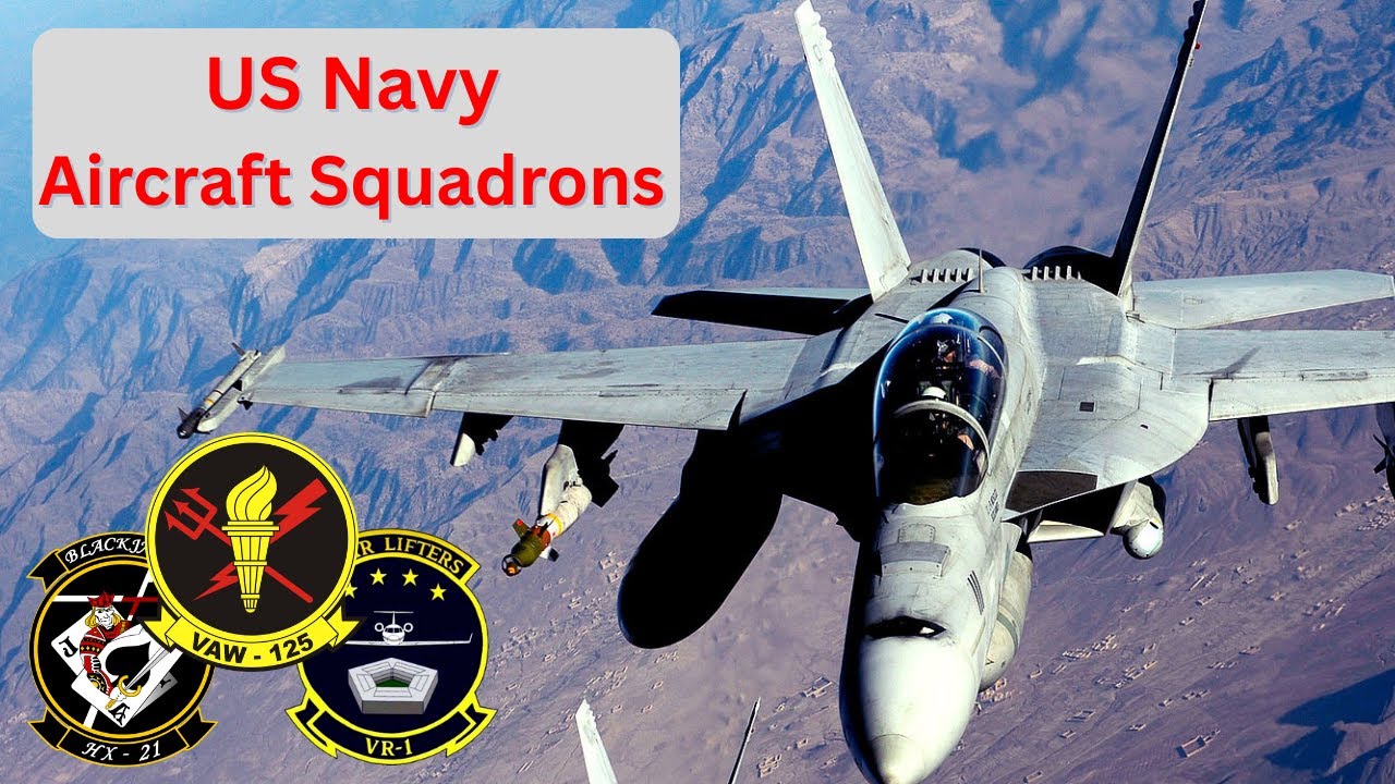 Все типы эскадрилий морской авиации и самолеты, на которых они летают
