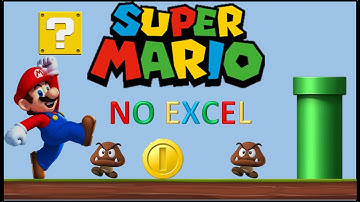 Jogos no Excel - Super Mário (jogo com Excel e Vba)