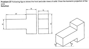 ISOMETRIC PROJECTION PROBLEM 27