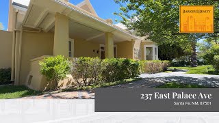 237 E Palace Avenue, Santa Fe, New Mexico 87501