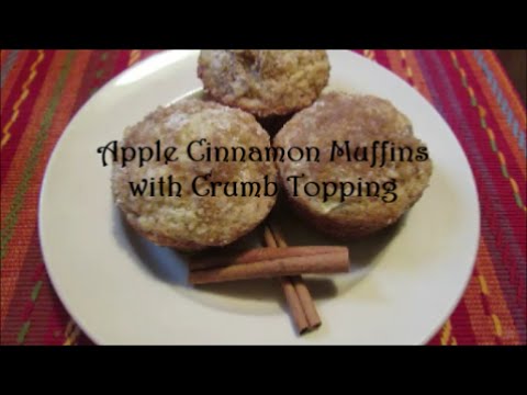 Apple Cinnamon Muffins with Crumb Topping Recipe