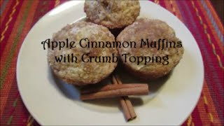 Apple Cinnamon Muffins with Crumb Topping Recipe