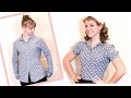 I Recycled Old Shirts | My First Thrift Flip — Vintage Style & NEW Blouses!