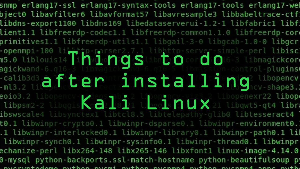 The Top 10 Things To Do After Installing Kali Linux On Your Computer Tutorial Youtube - how to hack free roblox with kali linux