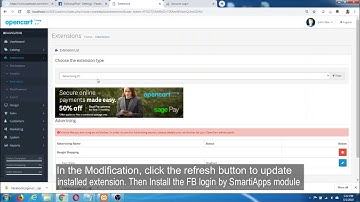 Opencart Facebook Login Extension Module by SmartiApps
