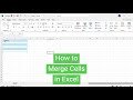 How to Merge Cells in Excel #mergecells #exceltips #exceltips #exceltutorial