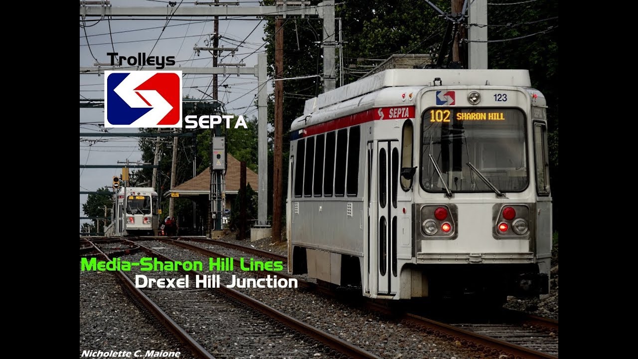 TVSSEPTA Trolleys Drexel Hill Junction Station on the MediaSharon