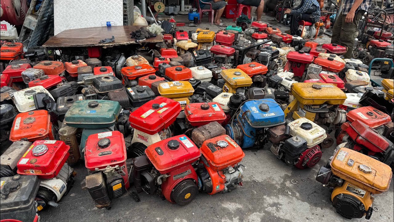 Máy bơm nước Dầu Diesel Yanmar L60 Hàng Nhật Bãi, Máy xăng Mitsubishi, Xịt Thuốc Honda Siêu hệ