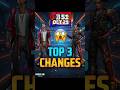 3 Secret Changes in Free Fire OB51 Update 😱 | The Last One Will Blow Your Mind #ob51update #shorts