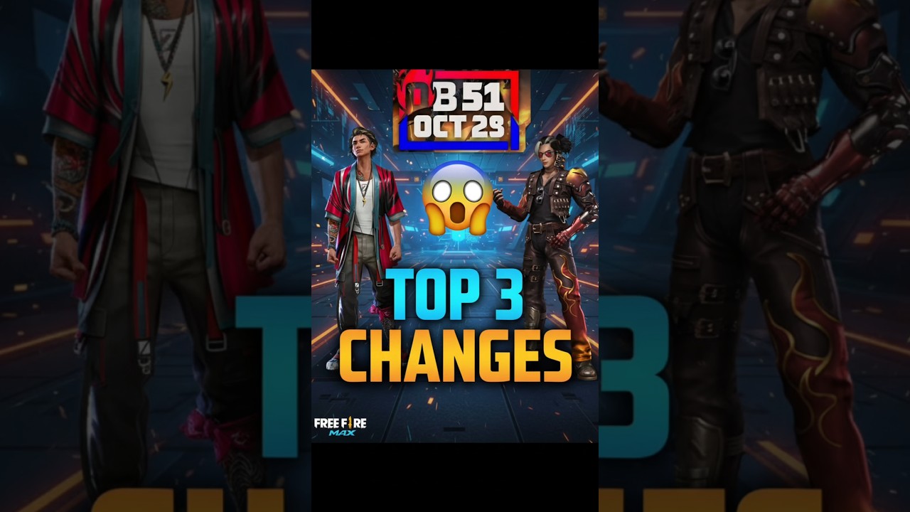 3 Secret Changes in Free Fire OB51 Update 😱 | The Last One Will Blow Your Mind 