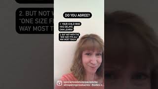 Your Child With Delays CAN LEARN But Neesd Individualized Lessons…
