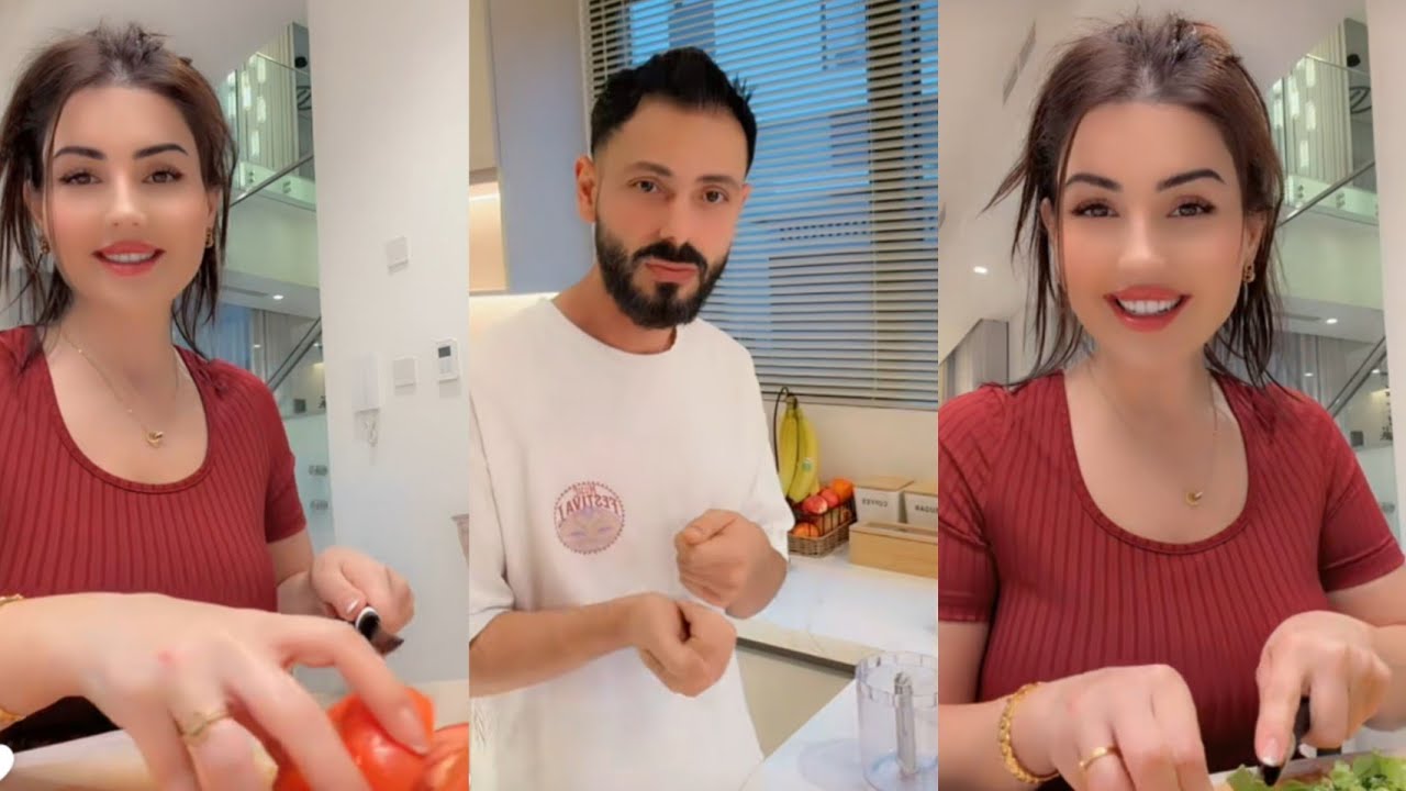 نور وعصام 🔥 فقرة طبخ وصل اللحم ورح نساوي كباب بالفرن مع سلطة 