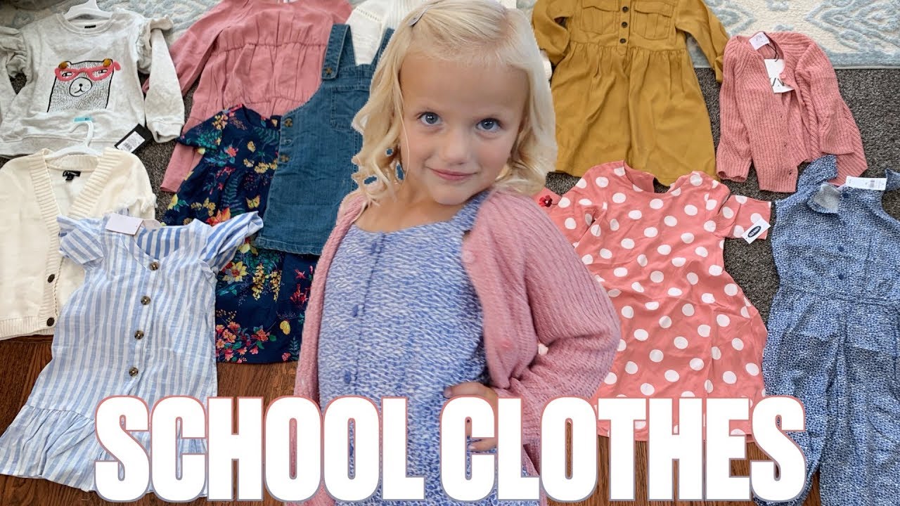 BACK TO SCHOOL CLOTHES SHOPPING GETTING READY FOR THE FIRST DAY OF