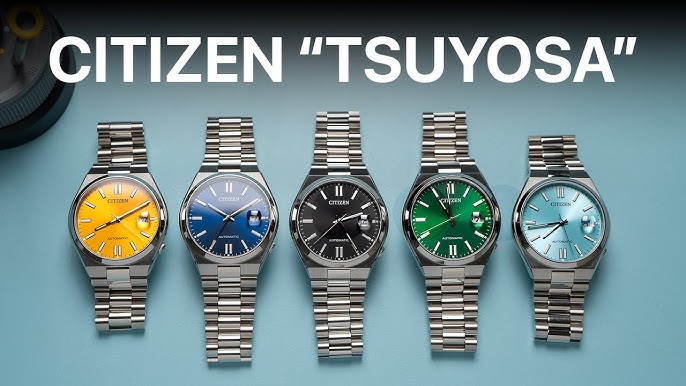 Citizen Tsuyosa Mechanical NJ0151-88M Tiffany Blue Green Teal