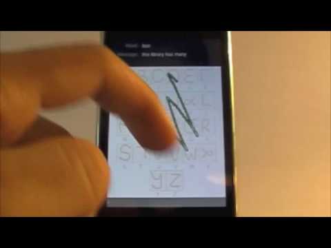 Text Entry with Graffiti on the iPhone (detailed)