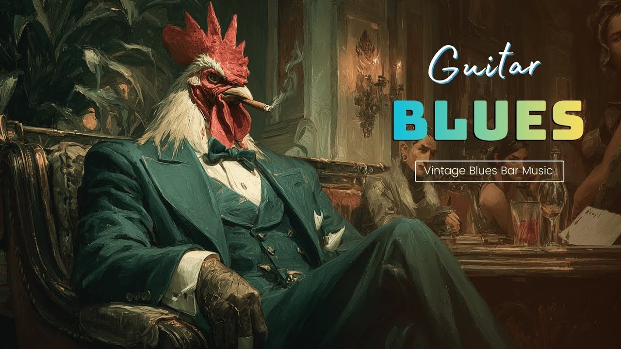 Классический инструментальный гитарный блюз для релаксации