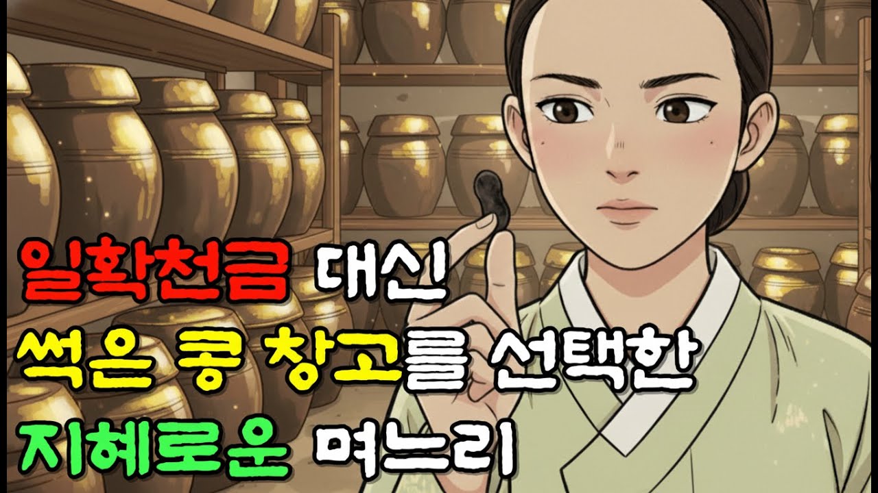 일확천금 대신 썩은 콩 창고를 선택해버린 지혜로운 며느리 | 야담·민담·전설·설화·옛날이야기