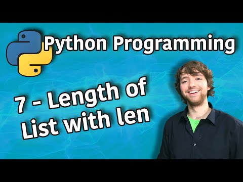 Python Programming 7 - Length of List with len