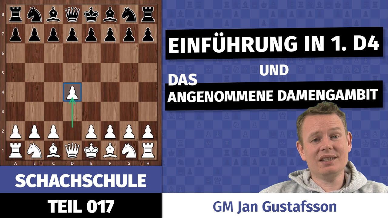 Unsere kleine Schachschule | Teil 17: Einführung in 1.d4 und das angenommene Damengambit