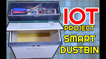 IoT Based Smart Dustbin with Real Time Notification System||#019|| ZerOne Tech || 2020