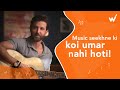 Hrithik roshan finally picks up the guitar  pickitup with whitehat jr