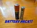 Battery Hack - Battery Tip for AA & AAA Batteries