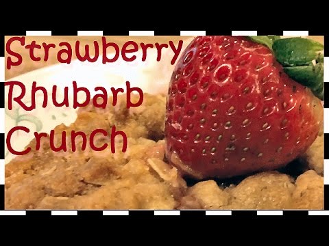 Strawberry Rhubarb Crunch