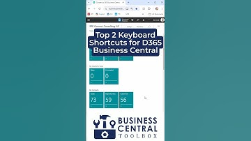 Must Know Keyboard Shortcuts for D365 Business Central