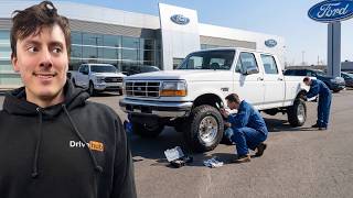 FORD INSPECTED THE ABANDONED OBS 7.3 F250 I'M RESTORING