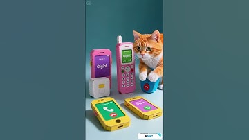 Five Phone Unique incoming call #smartphone #fakecall #kitten #shortvideo