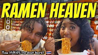 WE WENT TO RAMEN PARADISE!🍜- World’s LARGEST Ramen Convenience Store - Bangkok Thailand 2022