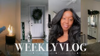 WEEKLY VLOG! HOME SERIES EP:21Christmas porch makeover•DIY Home Decor•Decor haul•Cooking•Home Update by StyledByEmonie 7,065 views 5 months ago 50 minutes