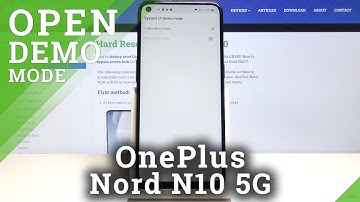 How to Access Demo Mode in OnePlus Nord N100 - Find Demo Mode