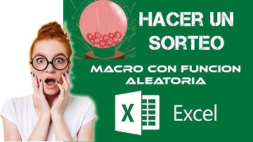 💡 Como realizar un SORTEO en EXCEL 🗃 FACIL ✔️