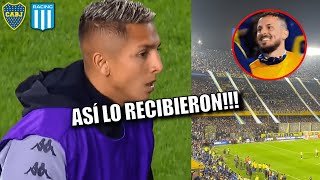 ASÍ FUE el RECIBIMIENTO a AGUSTÍN ALMENDRA en la BOMBONERA | Boca vs Racing