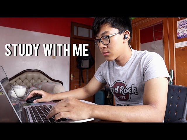 Real Time Study With Me - 25 Minutes With Music (Indonesia) class=