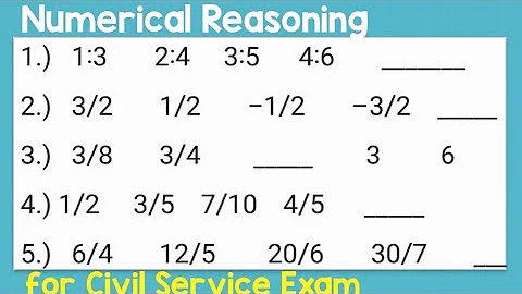 Number Series for Civil Service Exam | lumabas