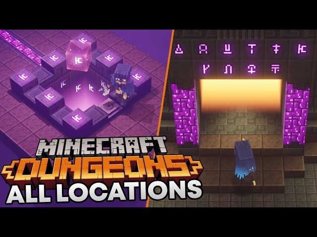 Minecraft Dungeons - How to unlock the Secret Level (All Rune Locations) 