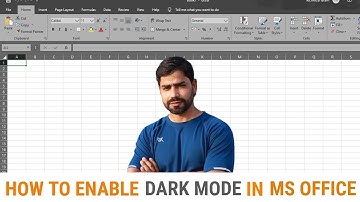How to Enable Dark Mode in MS Office 365, 2013, 2016 and 2019: