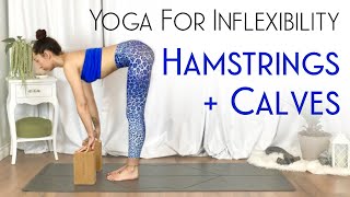 Celebrity Beginners Yoga Stretches For Hamstrings & Calves - DAY 17 - Yoga For Inflexible People Net Worth