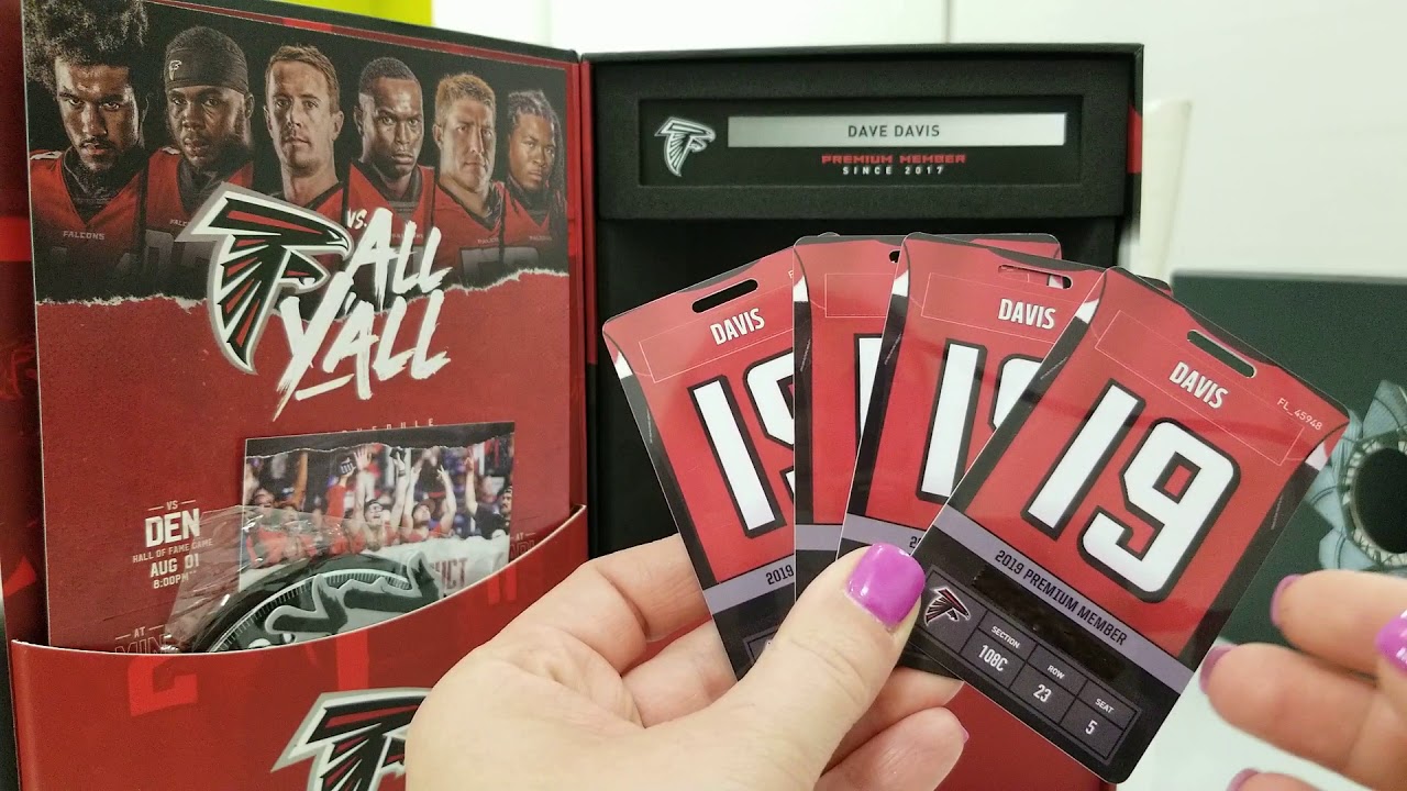 Atlanta Falcons 2019 Season Ticket Unboxing 