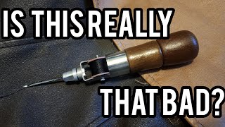 Reviewing the WORST Rated Sewing Awl / Hobby Lobby Sewing Awl
