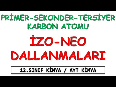 İZO NEO DALLANMALARI VE ALKİL GRUPLARI KONU ANLATIMI - AYT 2022