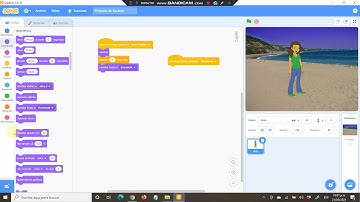Scratch Mostrar Esconder un Personaje cuando cambia el Escenario