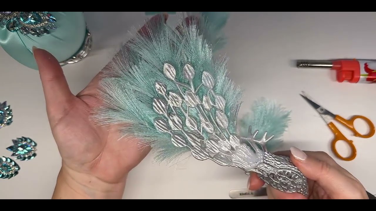 Декор павлина. Запись прямого эфира.