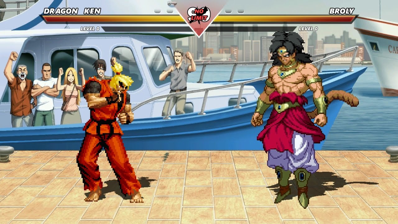 DRAGON KEN vs BROLY - Highest Level Amazing Fight! - YouTube