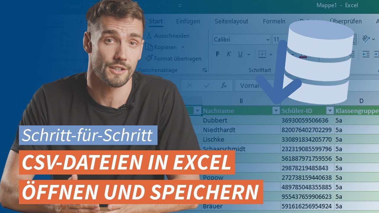 Excel Vba Speichern Und Schließen Ohne Nachfrage CSV-Dateien in Microsoft Excel richtig öffnen und speichern – in